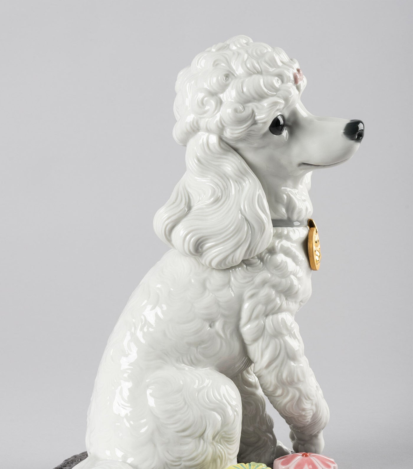 Poodle with Mochis Figurine