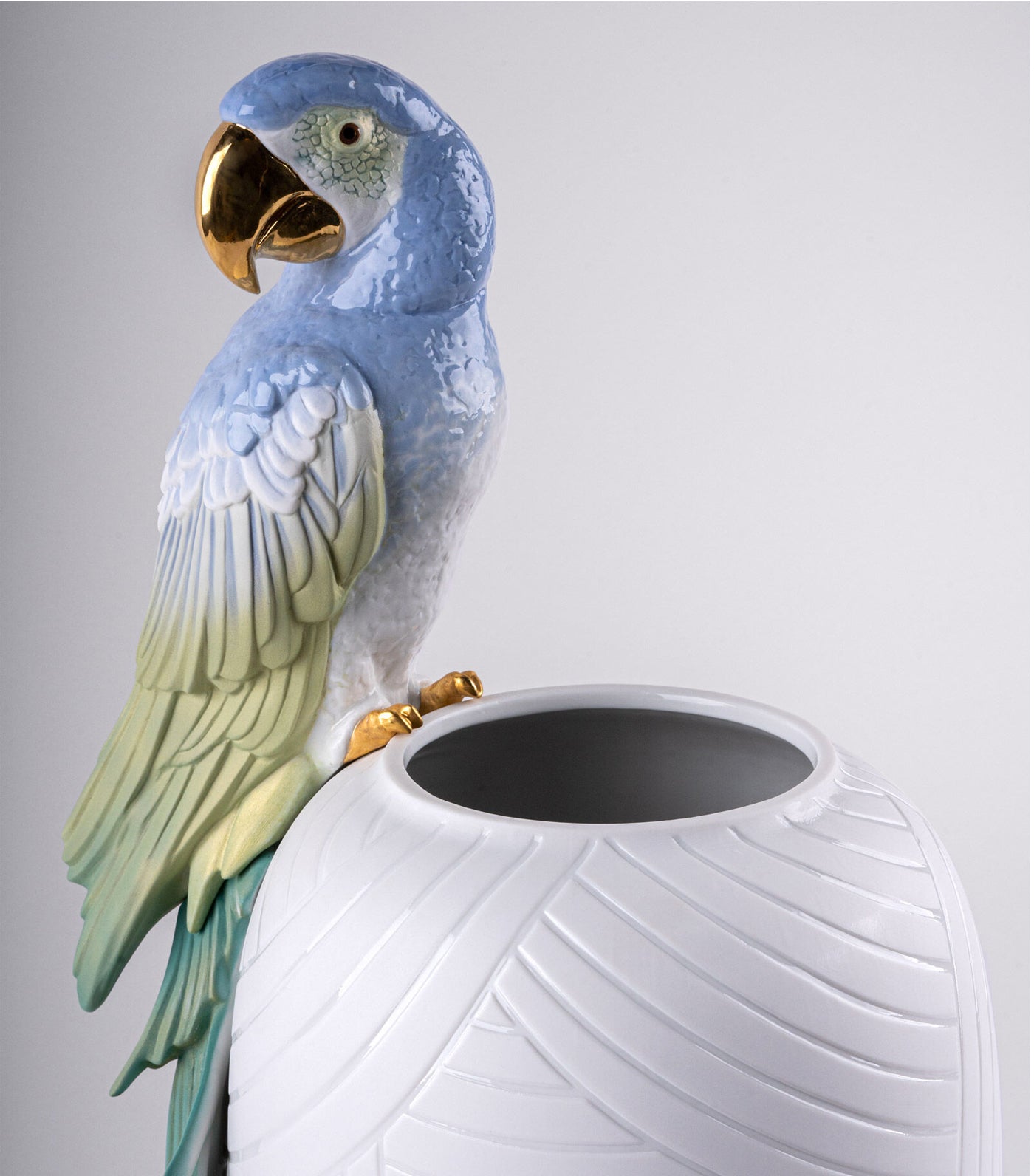 Macaw Bird Vase