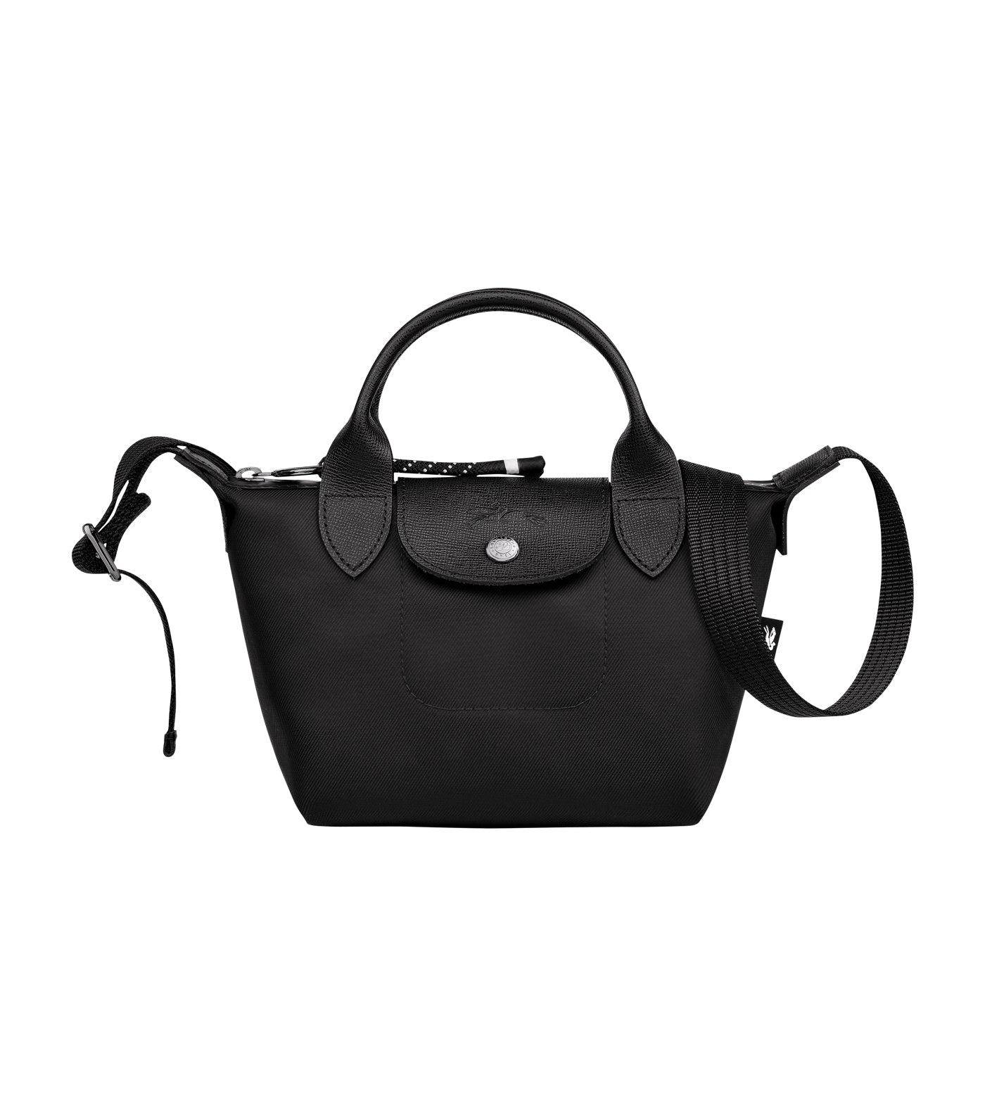 Le Pliage Energy XS Handbag Black - Recycled canvas (L1500HSR001)