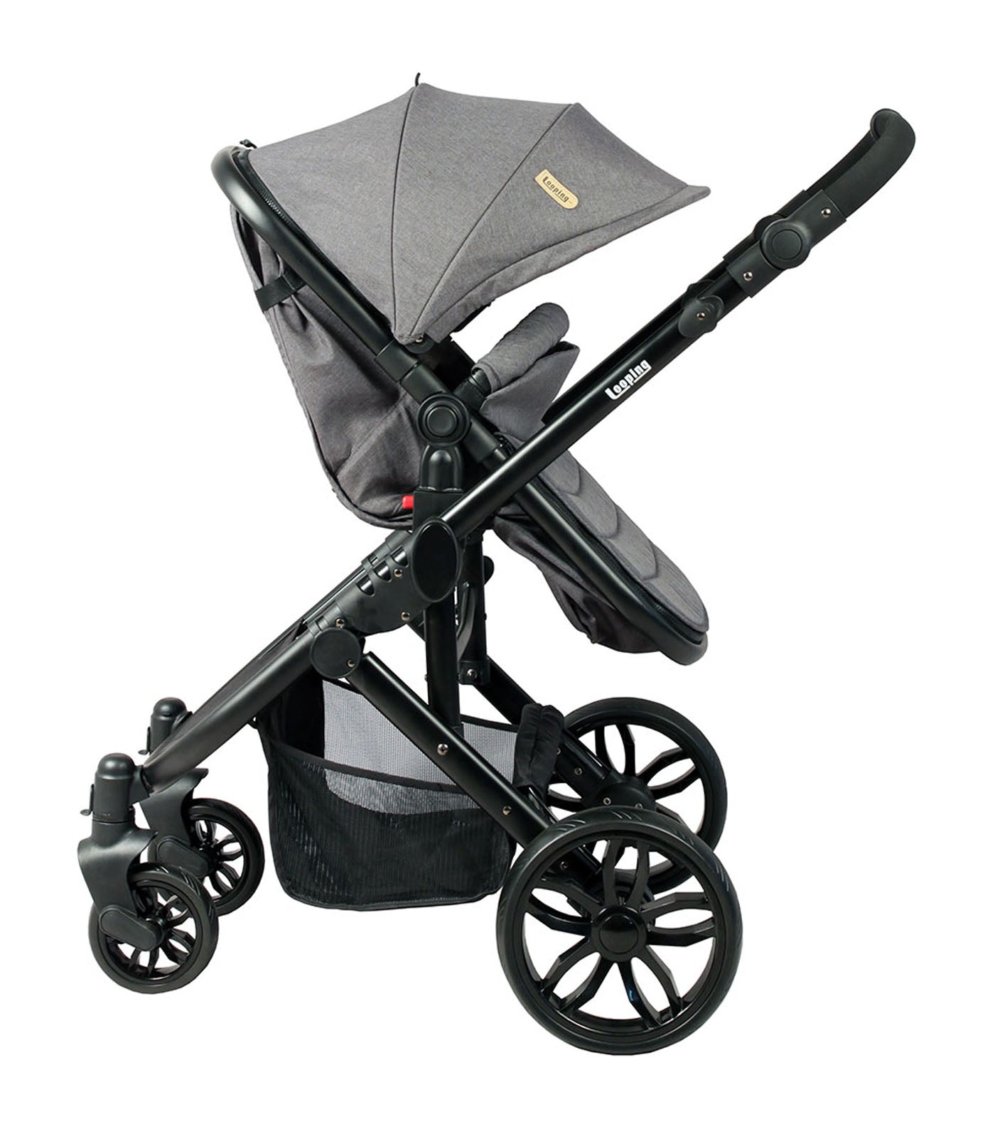 looping black frame sydney stroller