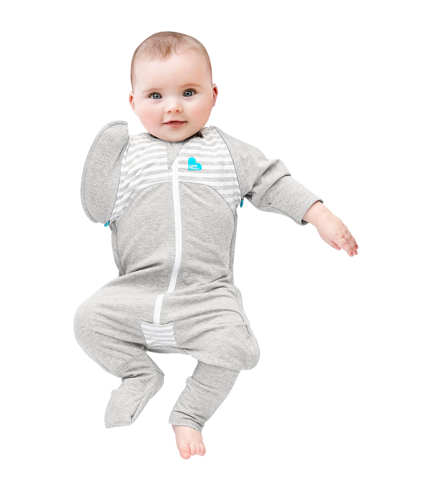 love to dream gray swaddle up transition suit original 1.0 tog