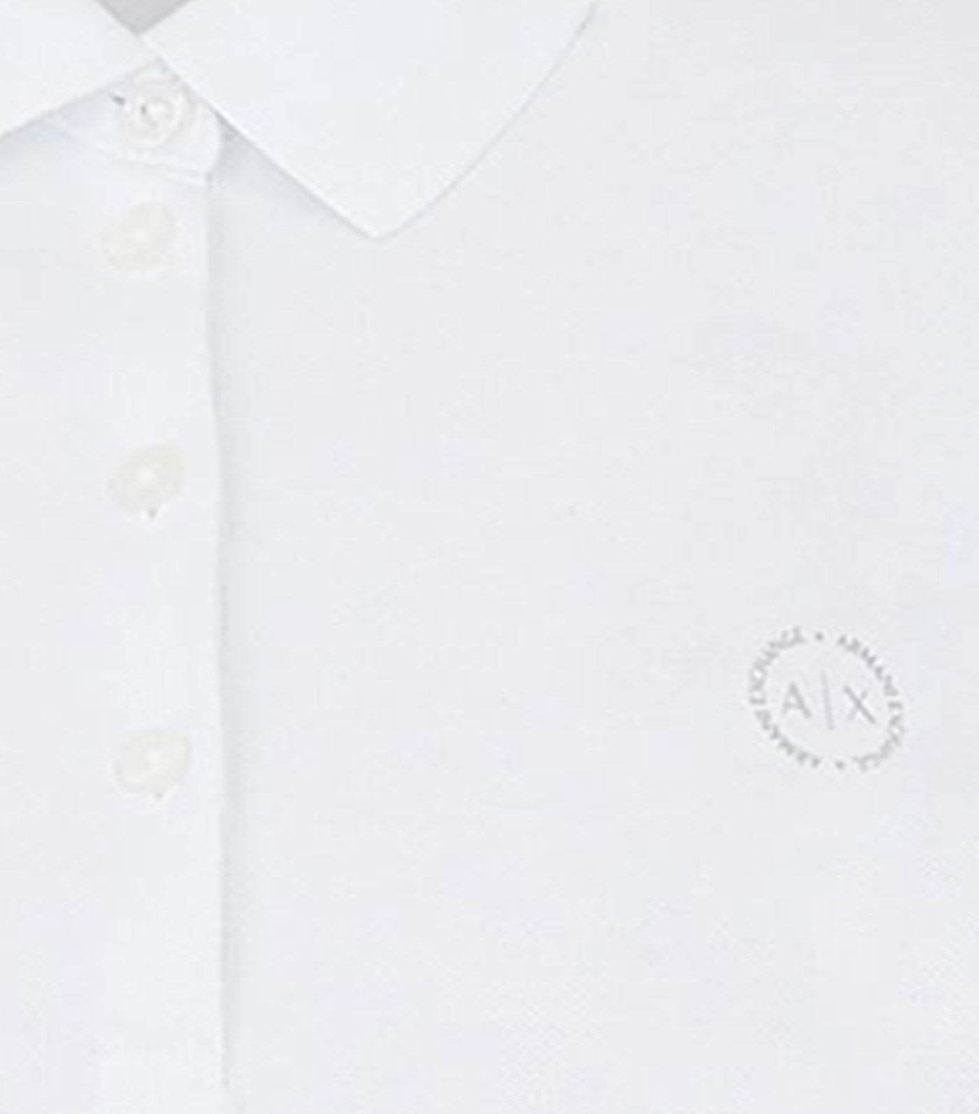 armani exchange regular fit polo optic white