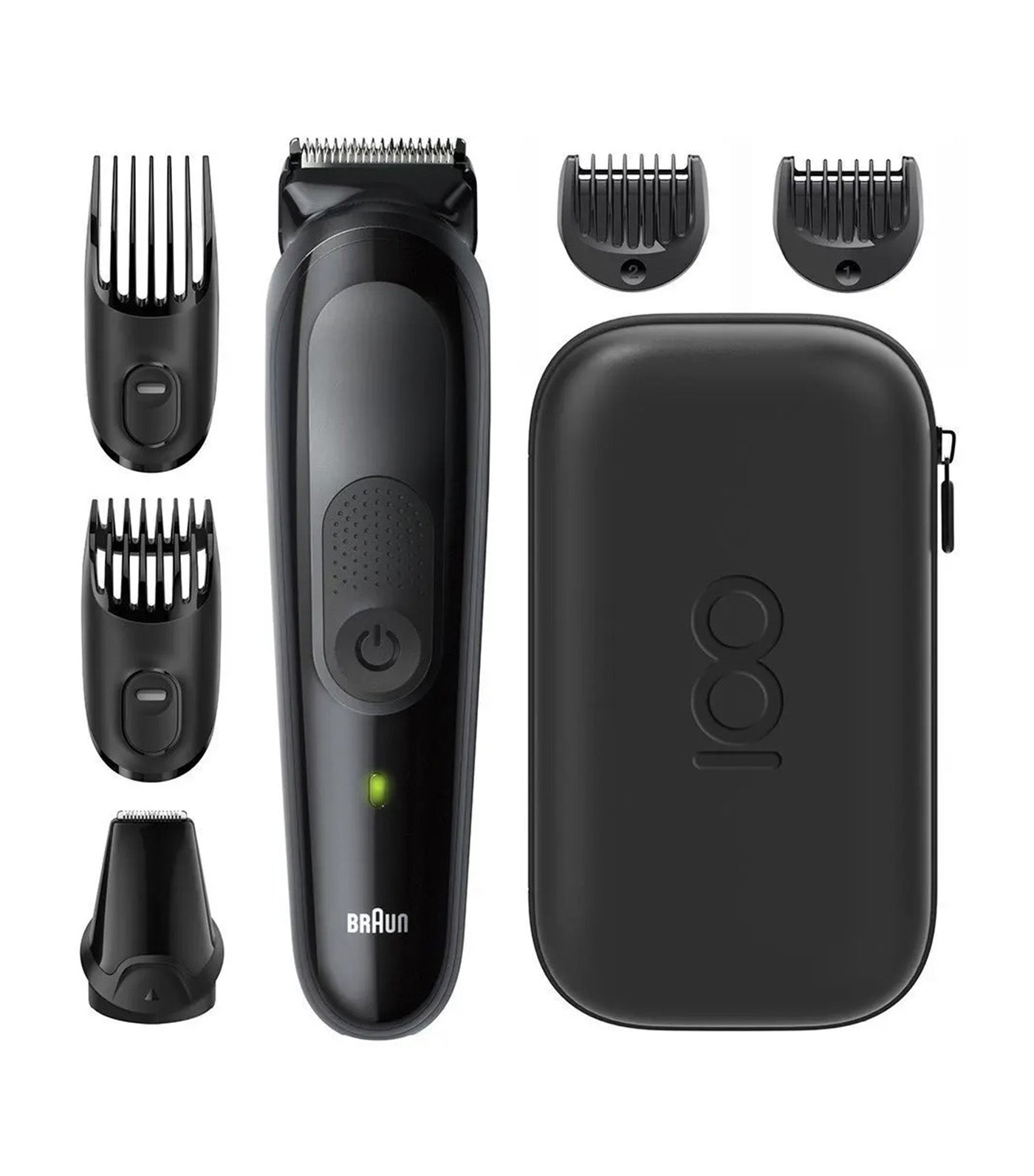 Face 6-In-1 with and Precise Black 100 For Travel Edition Styling Head Styling Limited Kit Braun Years Case