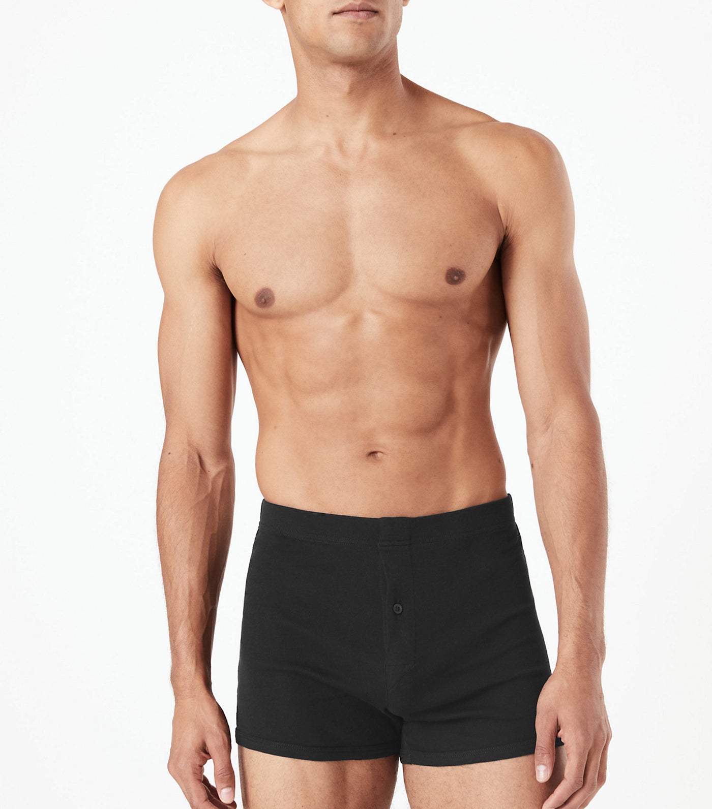 5 Pack Cotton Trunks Black