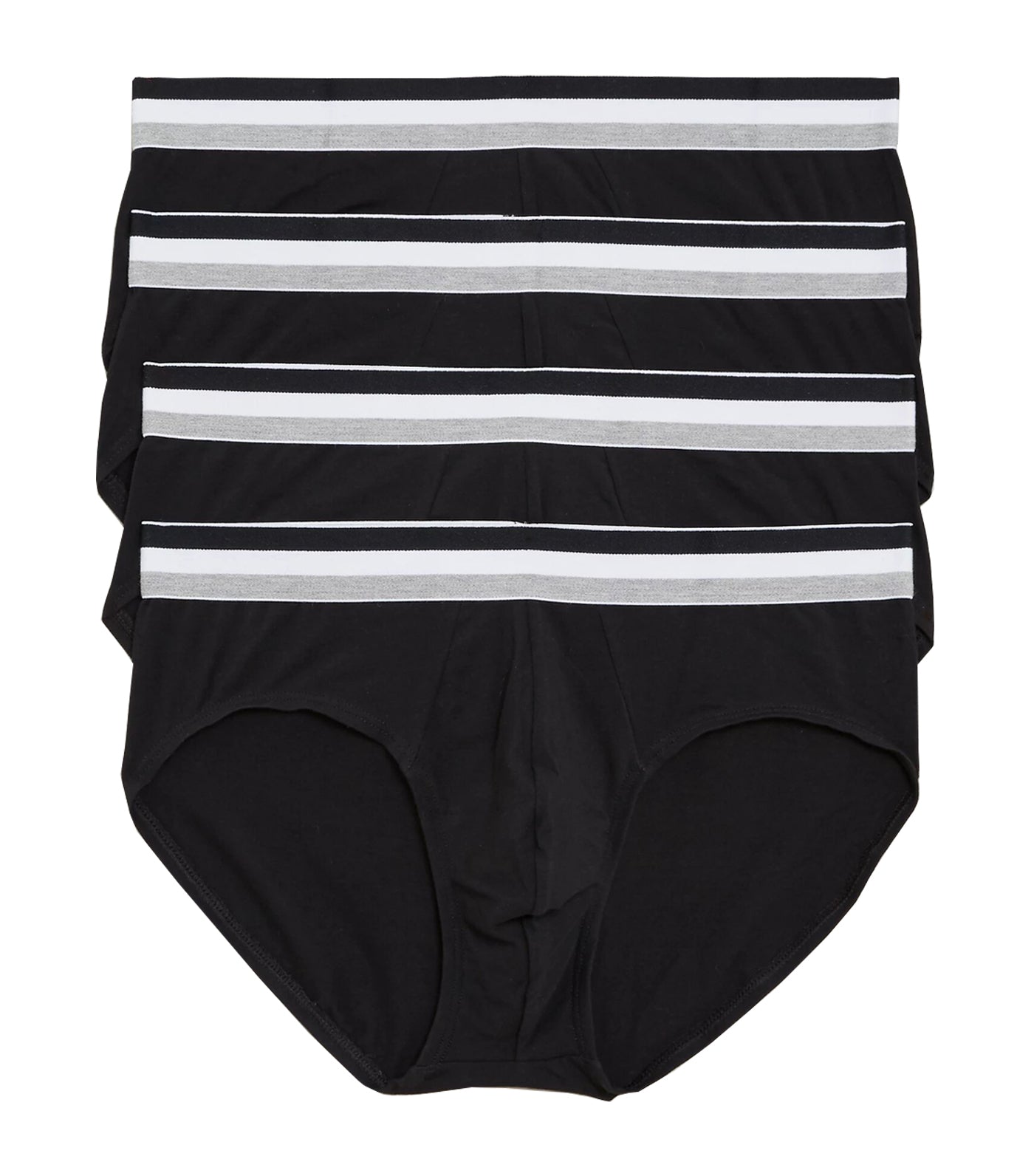 4 Pack Cotton Stretch Cool & Fresh™ Briefs Black