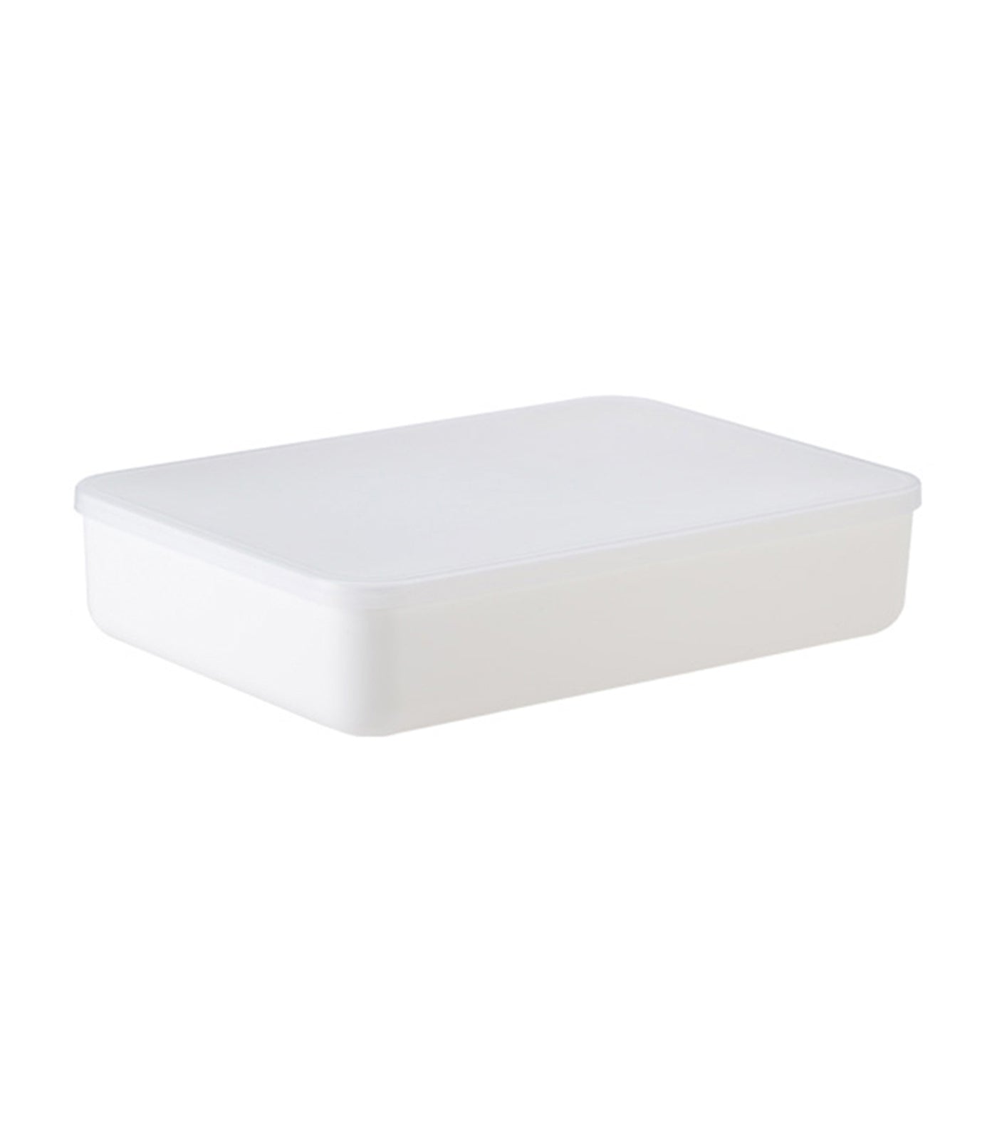 MakeRoom Large Flat Storage Box - White