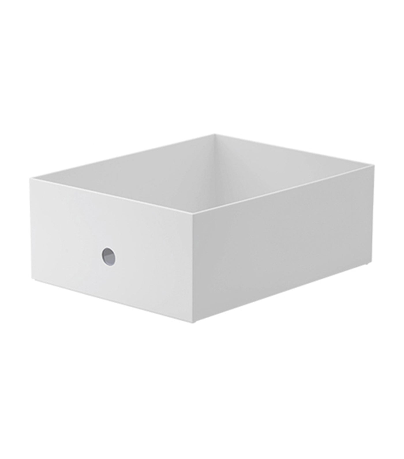 MakeRoom Flat Square File Storage Box - Gray