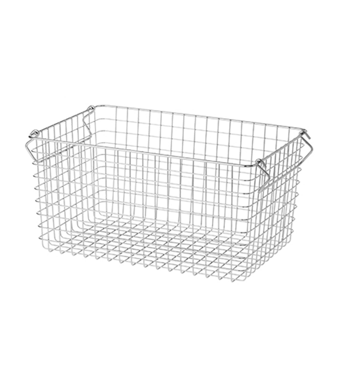 Stainless Steel Storage Basket - White