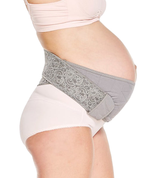 mamaway gray ergonomic maternity support belt pregnancy lift sleep & back pain relief