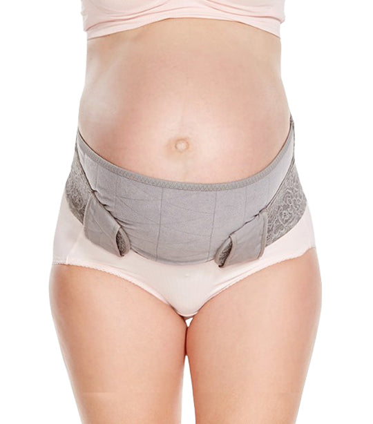 mamaway gray ergonomic maternity support belt pregnancy lift sleep & back pain relief