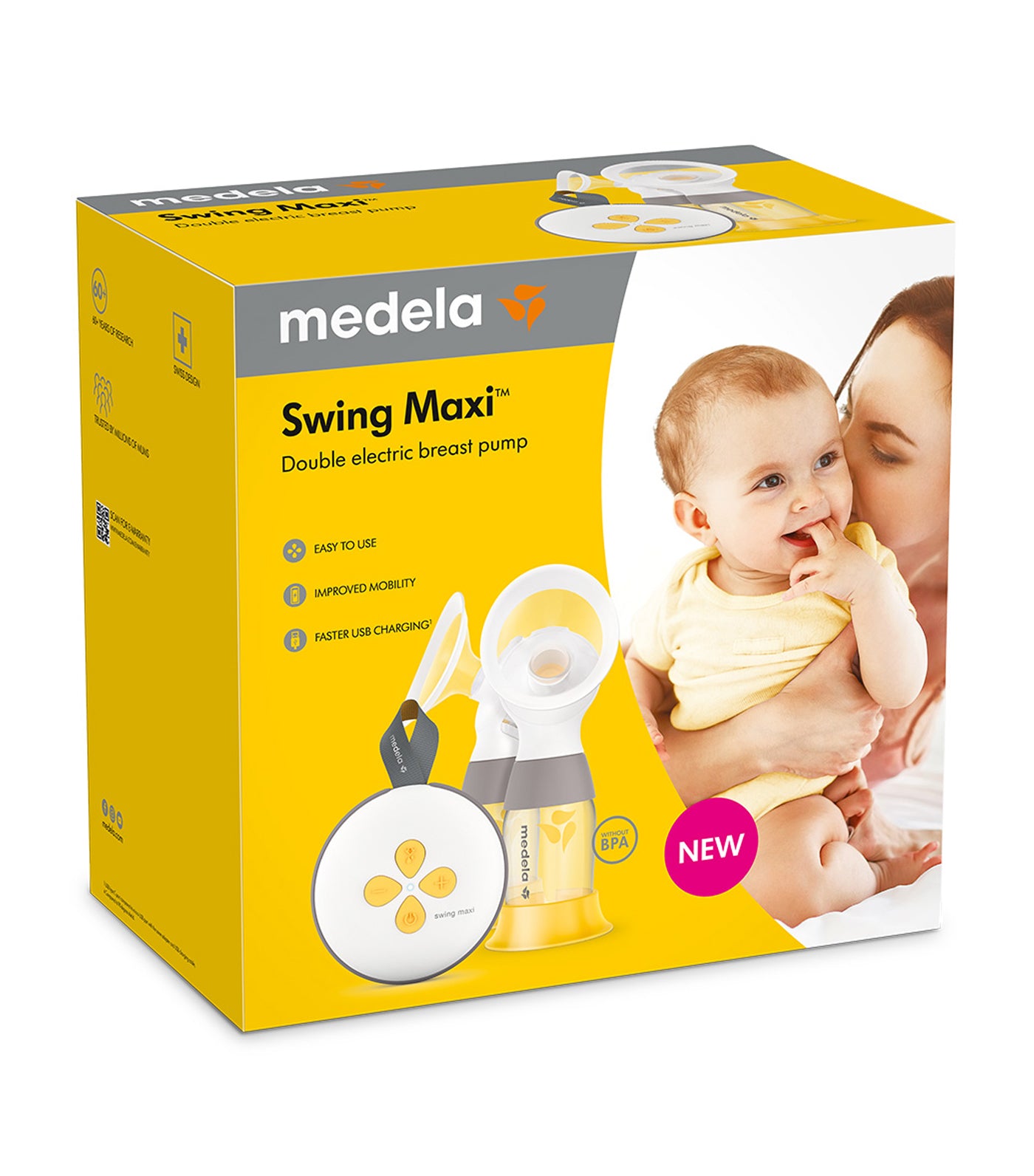 medela swing maxi 2.0 double electric breast pump