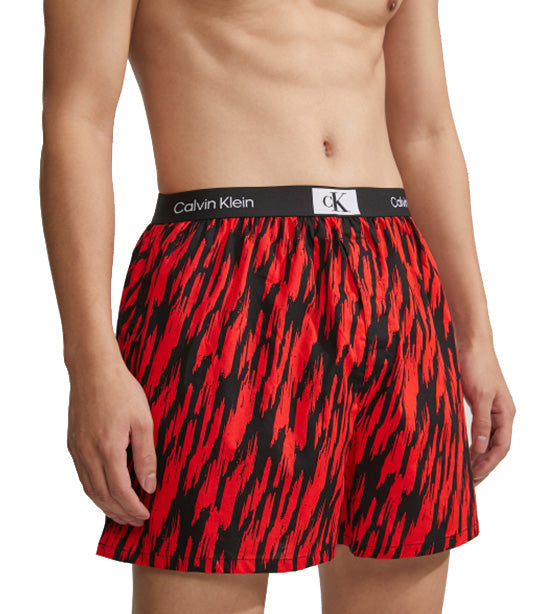 Calvin klein striped best sale boxers