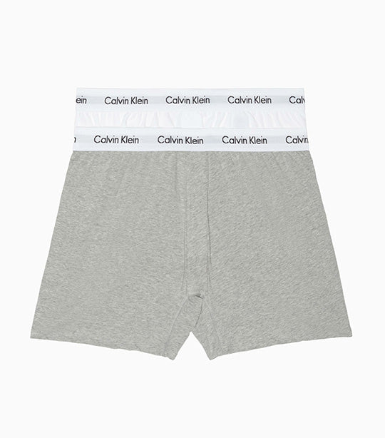 Calvin Klein Cotton Stretch Traditional Boxers 2 Pack White/Gray