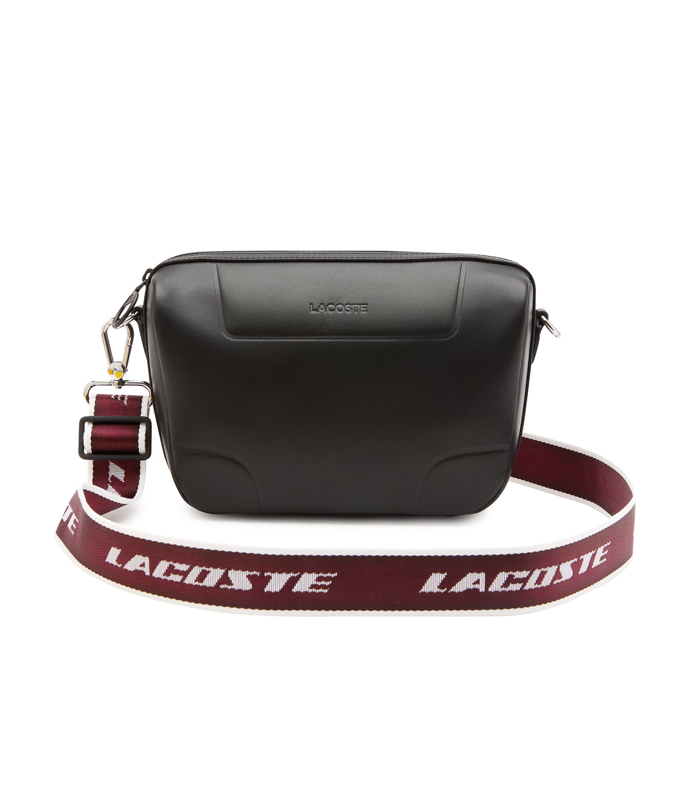 Women's Lacoste Original Crossbody Bag Noir Cranberry Blanc