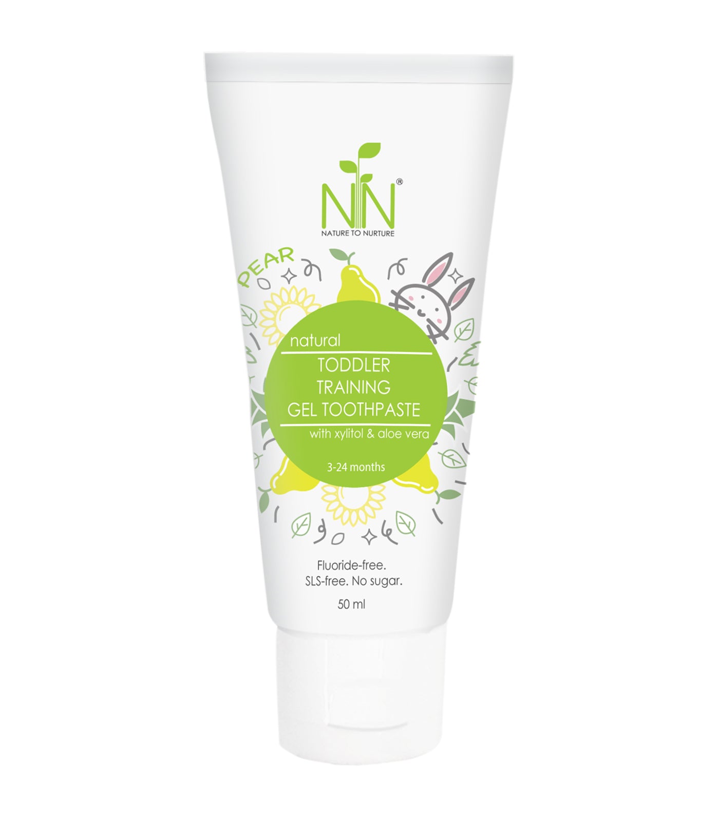 Natural Toddler Training Gel Toothpaste 50mL Pear