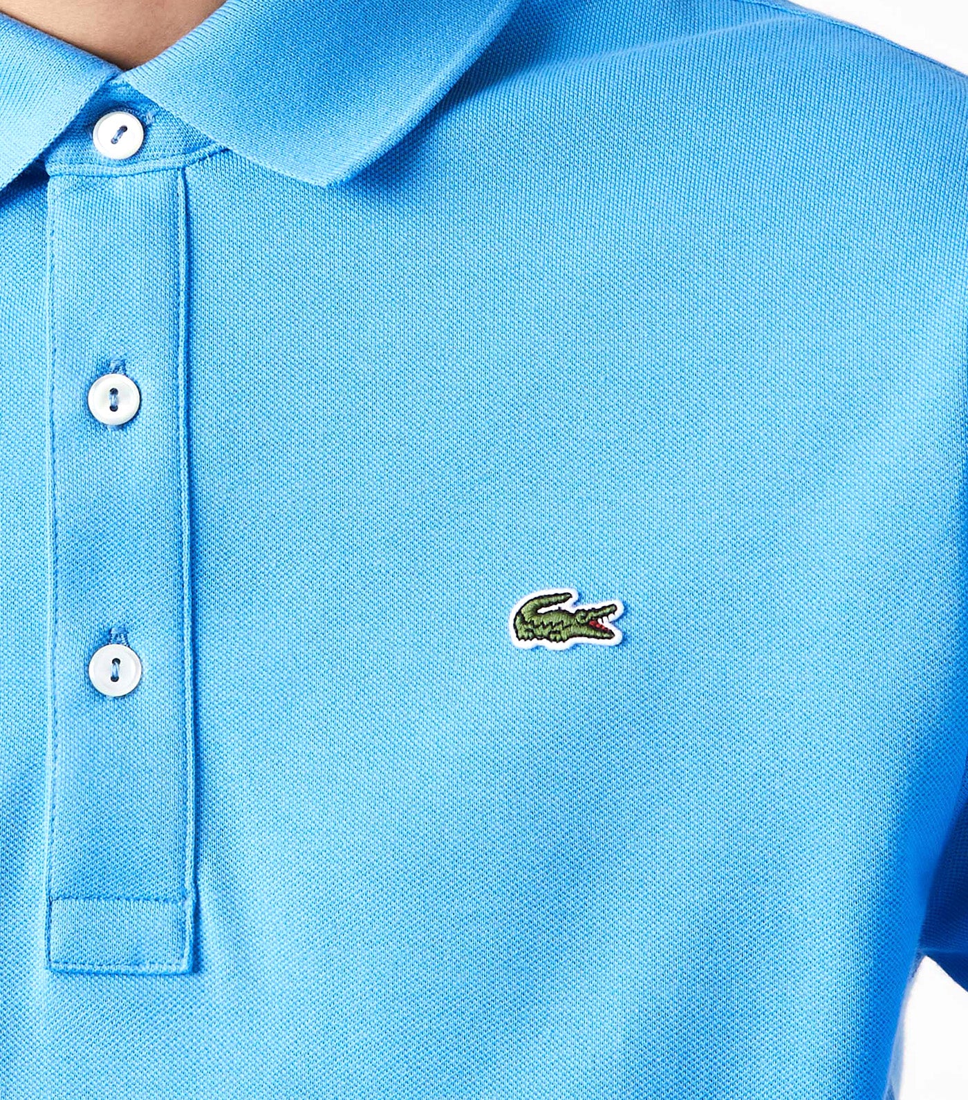 Men’s Slim Fit Stretch Polo Argentine Blue