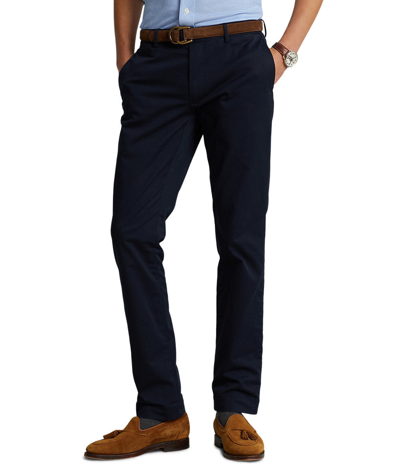 Slim fit chino pants by Charles Le Golf