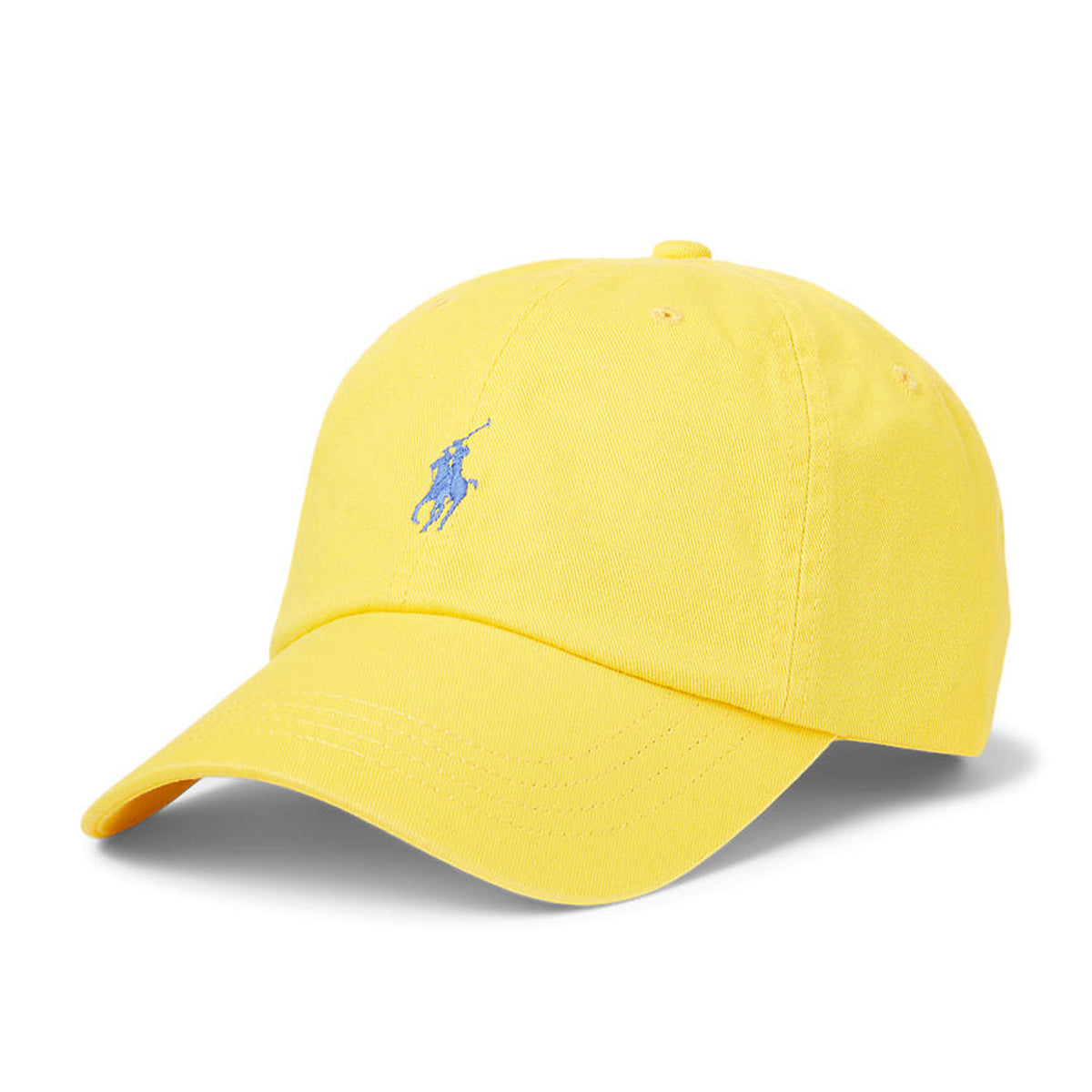Yellow and blue polo hat clearance