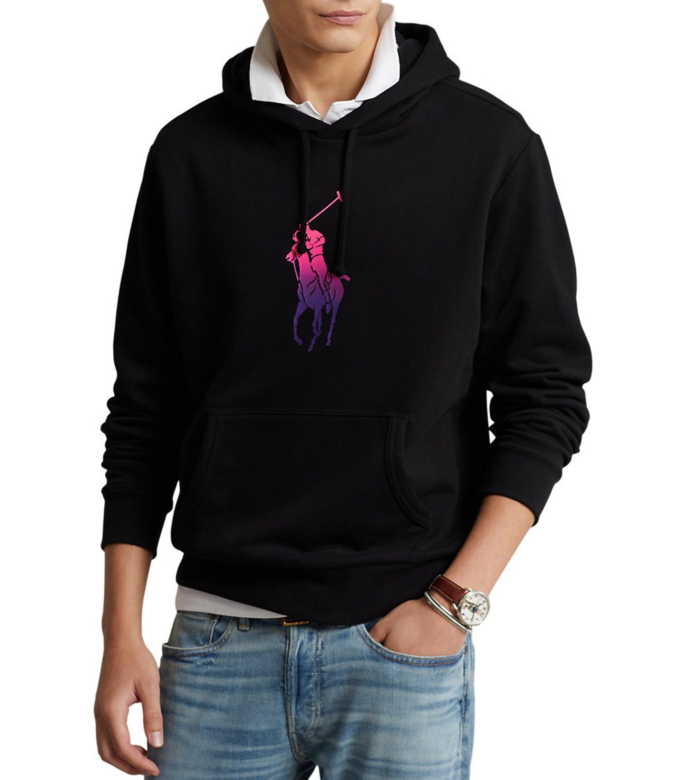 Polo pony fleece hoodie Clearance