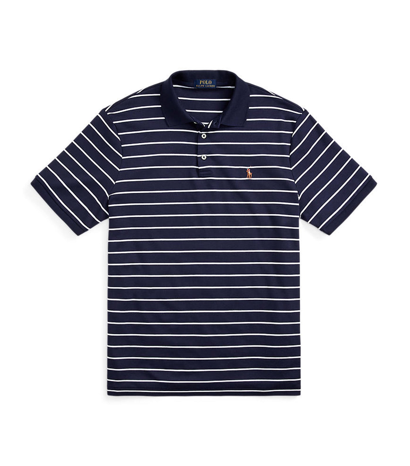 Polo Ralph Lauren Men's Custom Slim Fit Soft Cotton Polo Shirt Navy