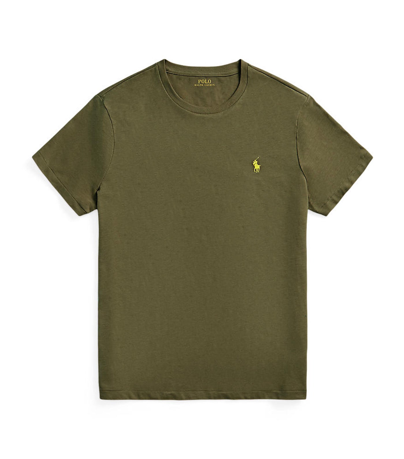 Men’s Custom Slim Fit Jersey Crewneck T-Shirt Dark Sage