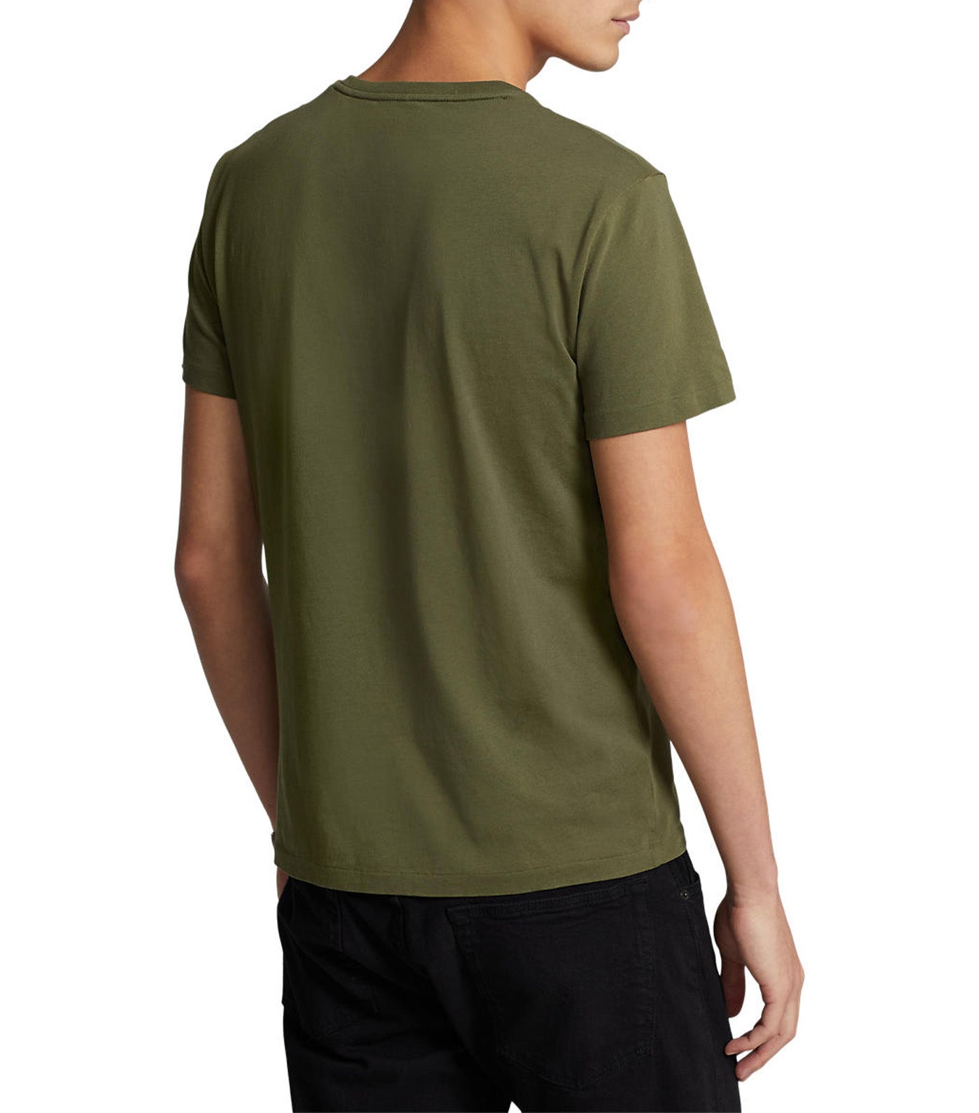 Men’s Custom Slim Fit Jersey Crewneck T-Shirt Dark Sage