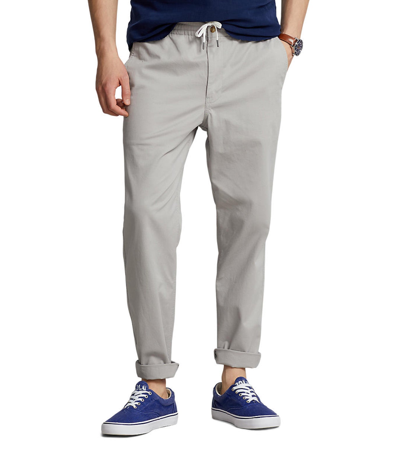Men's Polo Prepster Classic Fit Chino Pants Gray