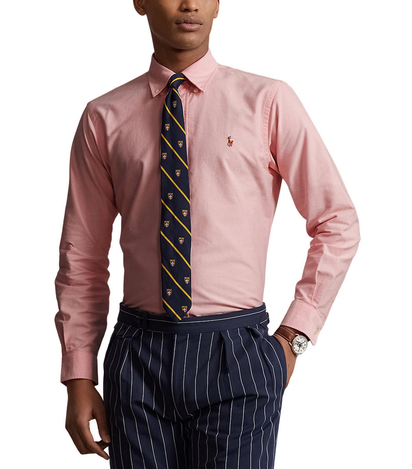 Polo Ralph Lauren Men's Custom Fit Oxford Shirt Pink | Rustan's