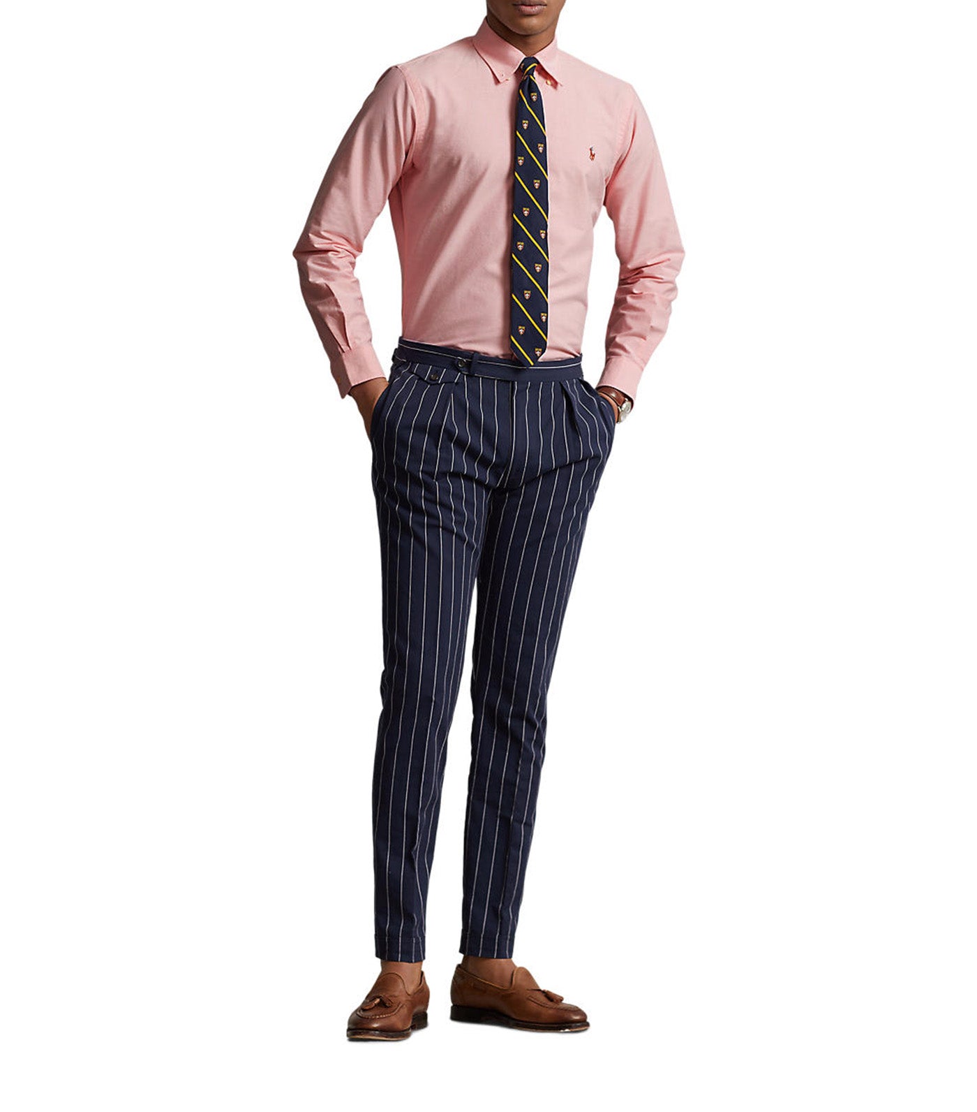 Men's Custom Fit Oxford Shirt Pink