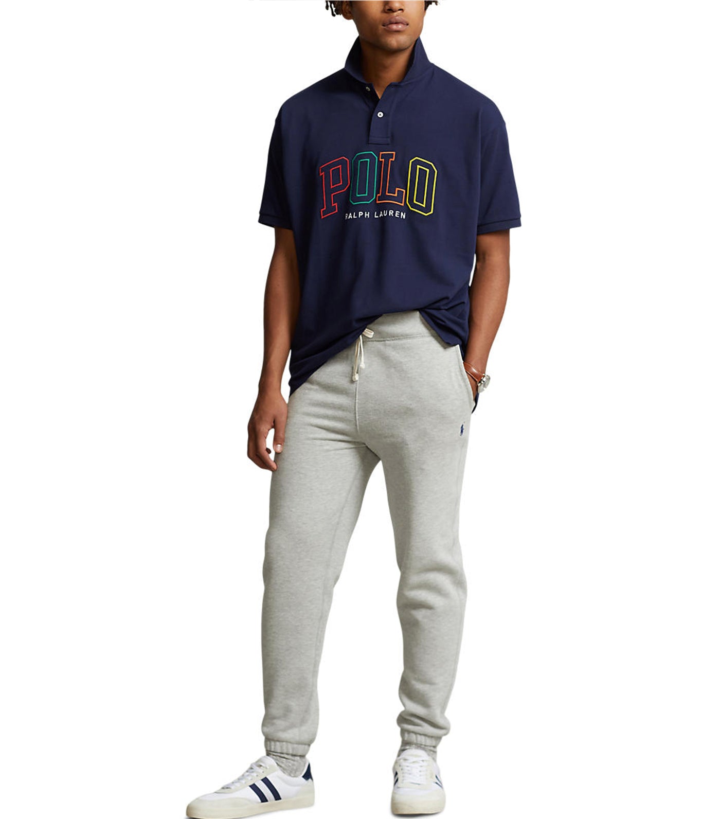 Polo Ralph Lauren Men's Big Fit Mesh Polo Shirt Cruise Navy | Rustan's