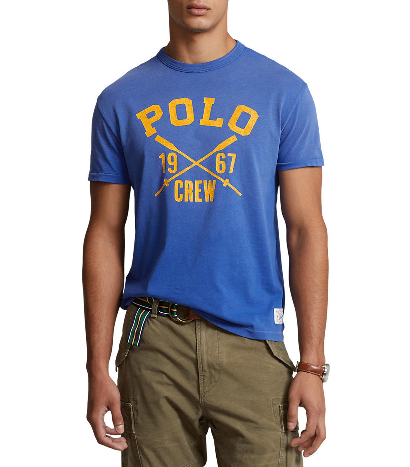 Men's Classic Fit Jersey Graphic T-Shirt Sistine Blue