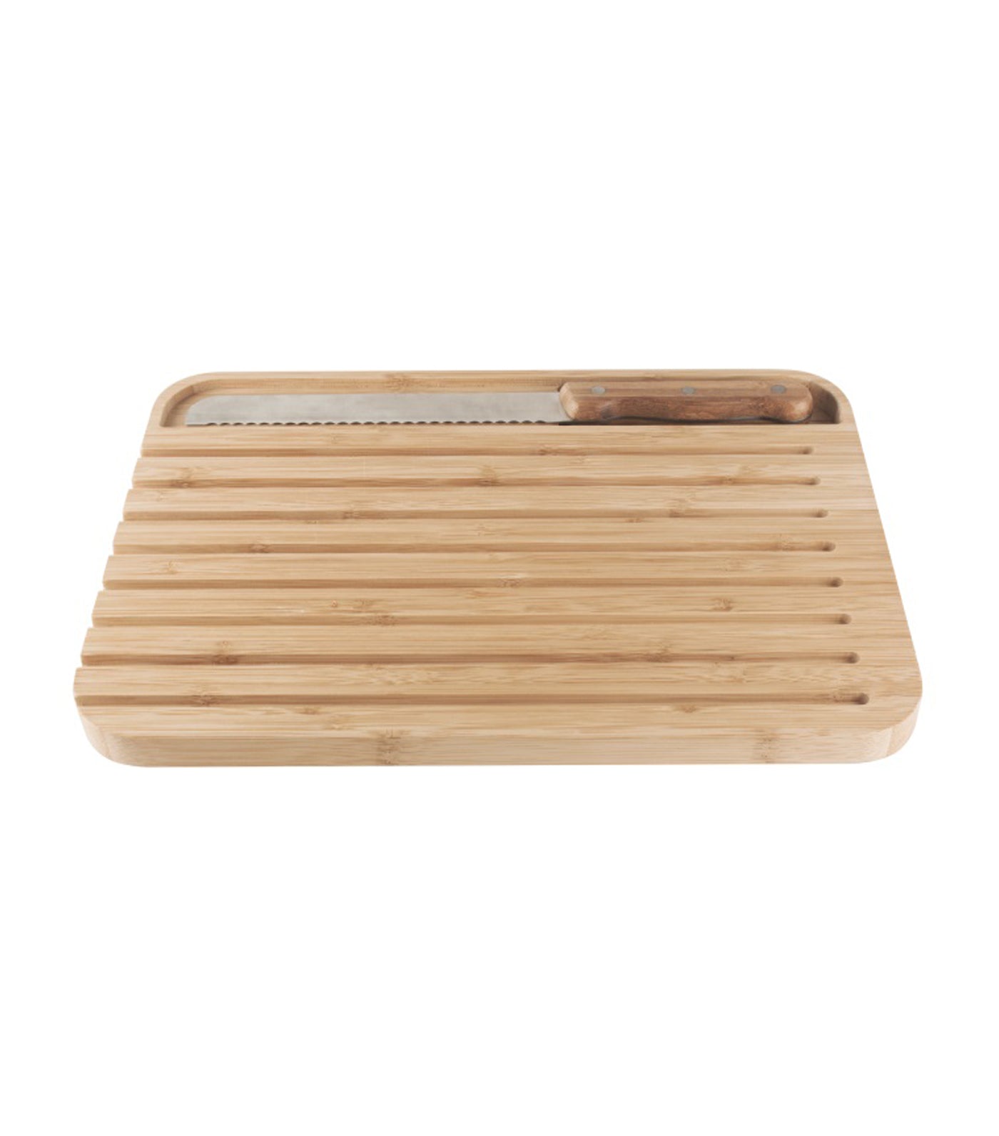 Pebbly Bread Board and Knife Set
