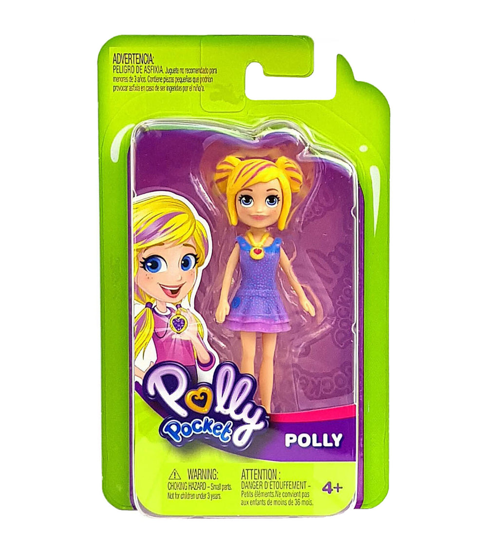 Polly Pocket™ Impulse Doll - Polly with Purple & Blue Dress