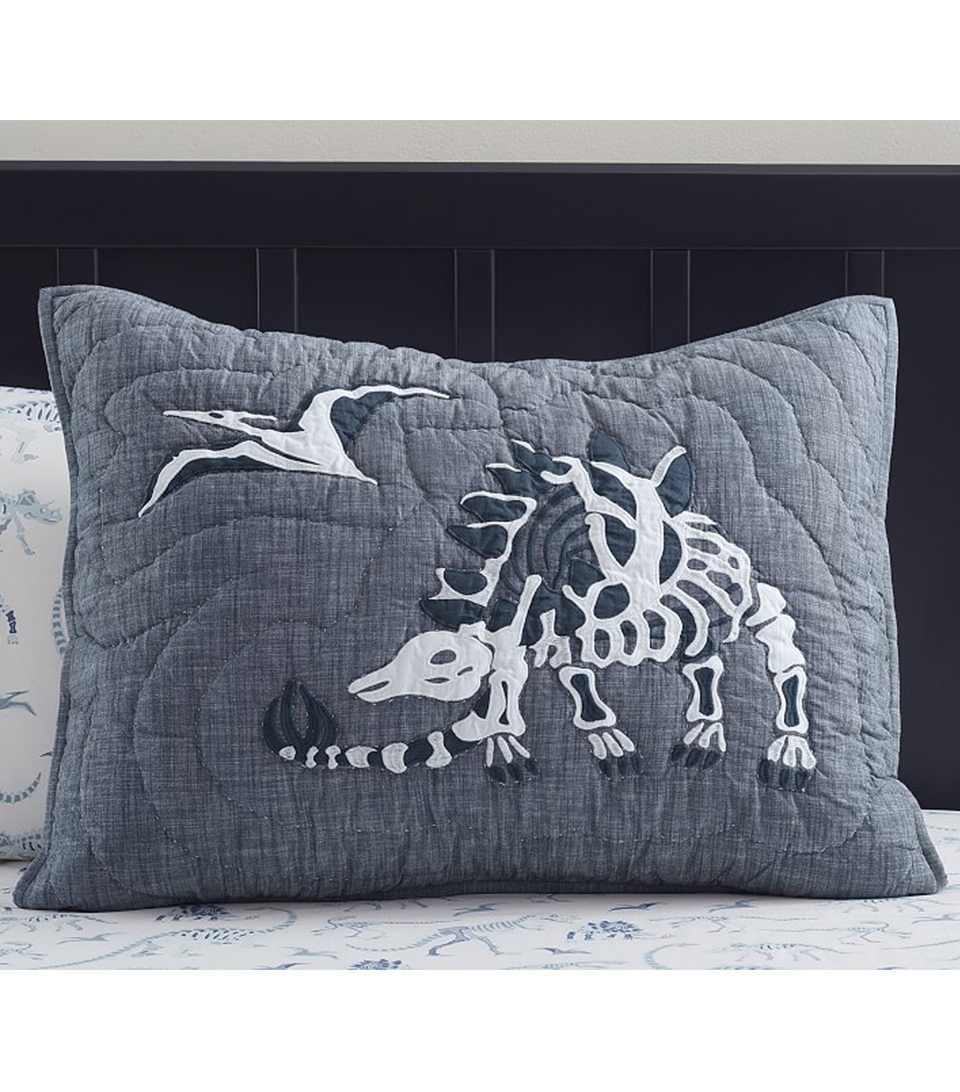 Dino Bones Quilt and Standard Sham