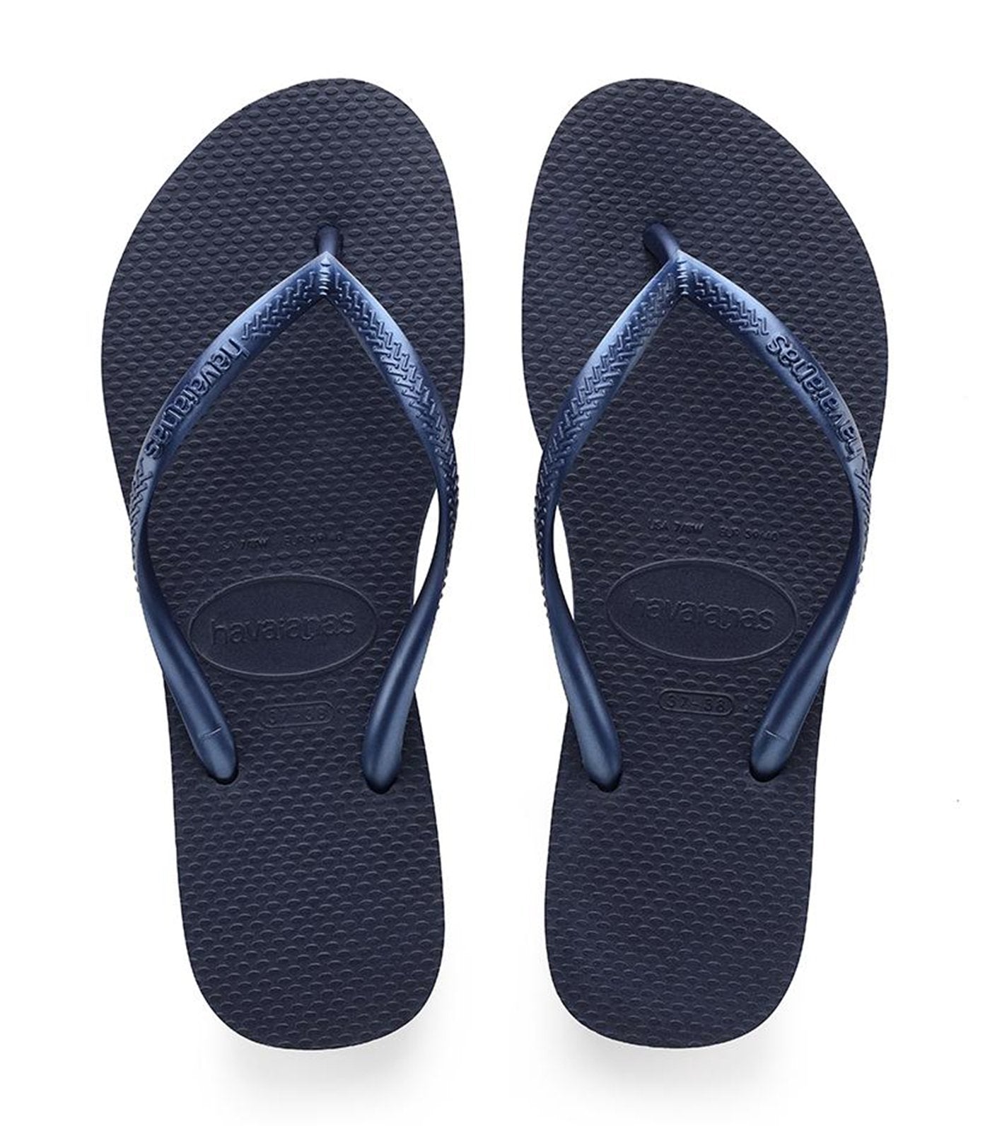 Women s Slim Flip Flops Navy