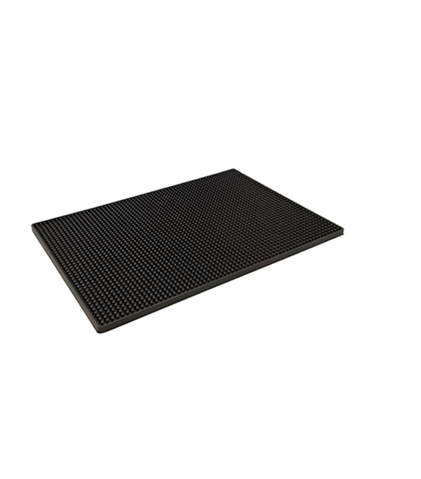 bar professional bar mat black rubber 30 x 45
