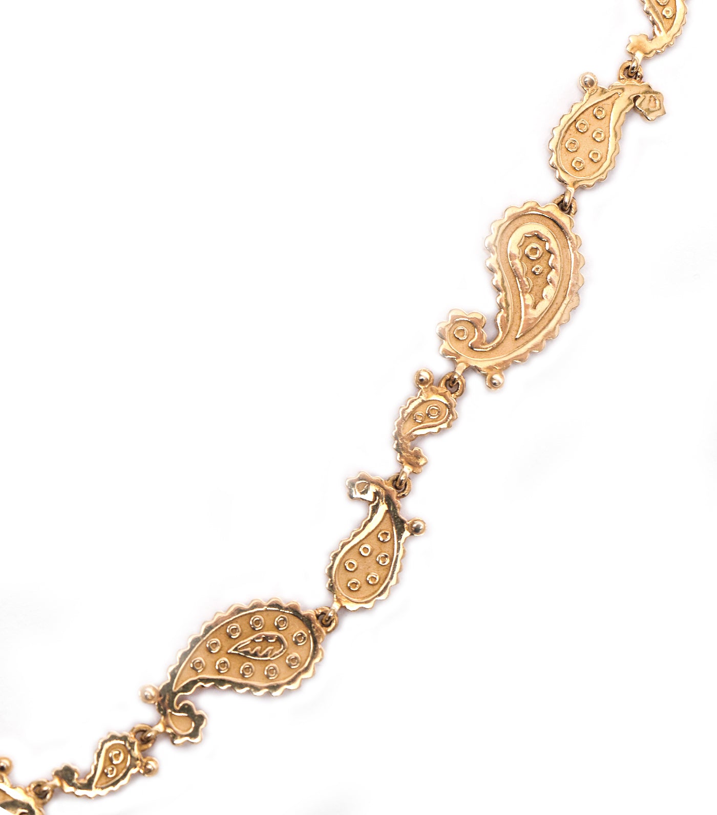 Aqua Necklace 18k Yellow Gold
