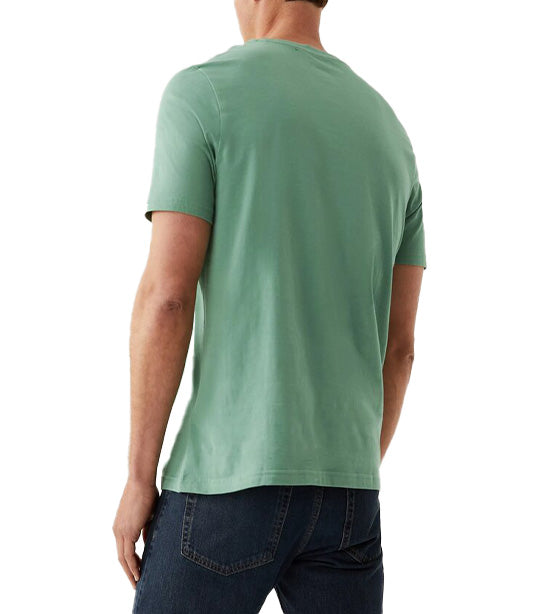 Pure Cotton Crew Neck T-Shirt Fresh Green