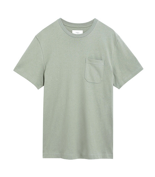 Pure Cotton Heavyweight T-Shirt Sage