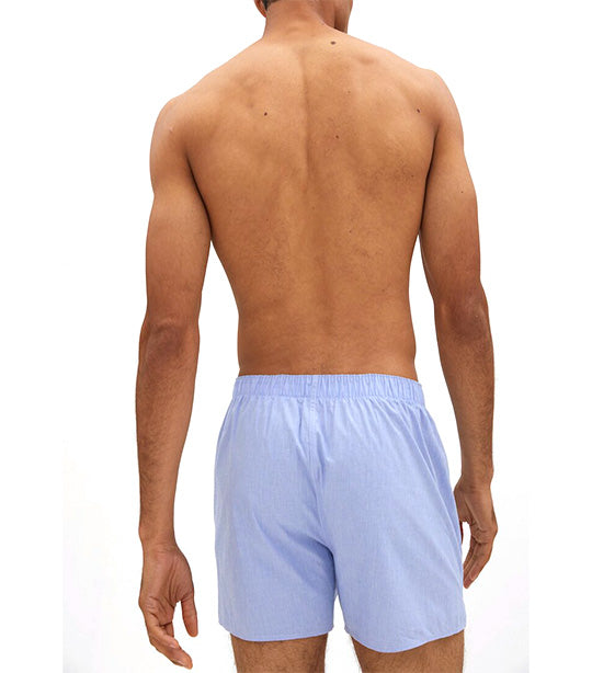 3-Pack Pure Cotton Woven Boxers Chambray