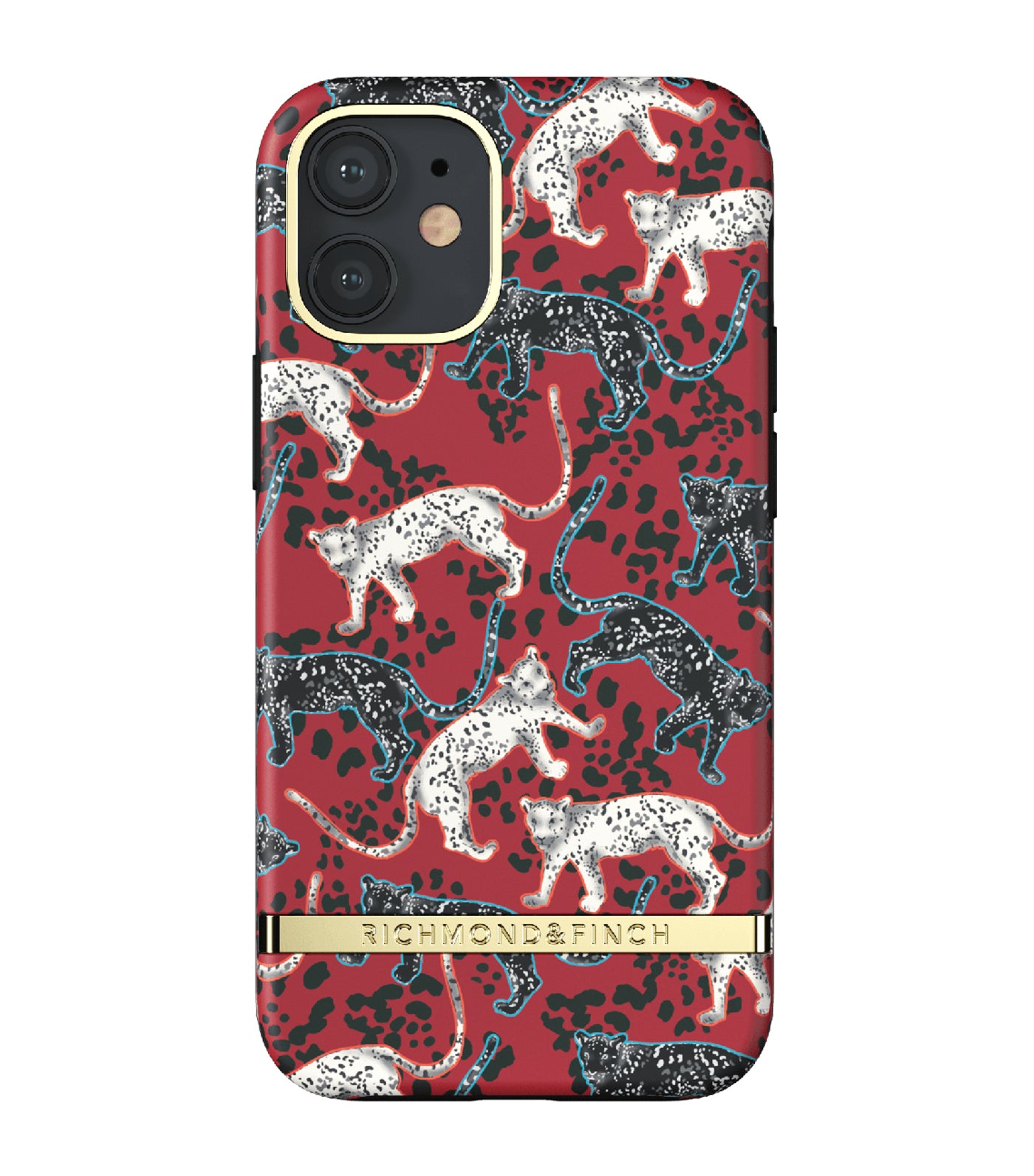 iPhone 12 Mini Case Samba Red Leopard