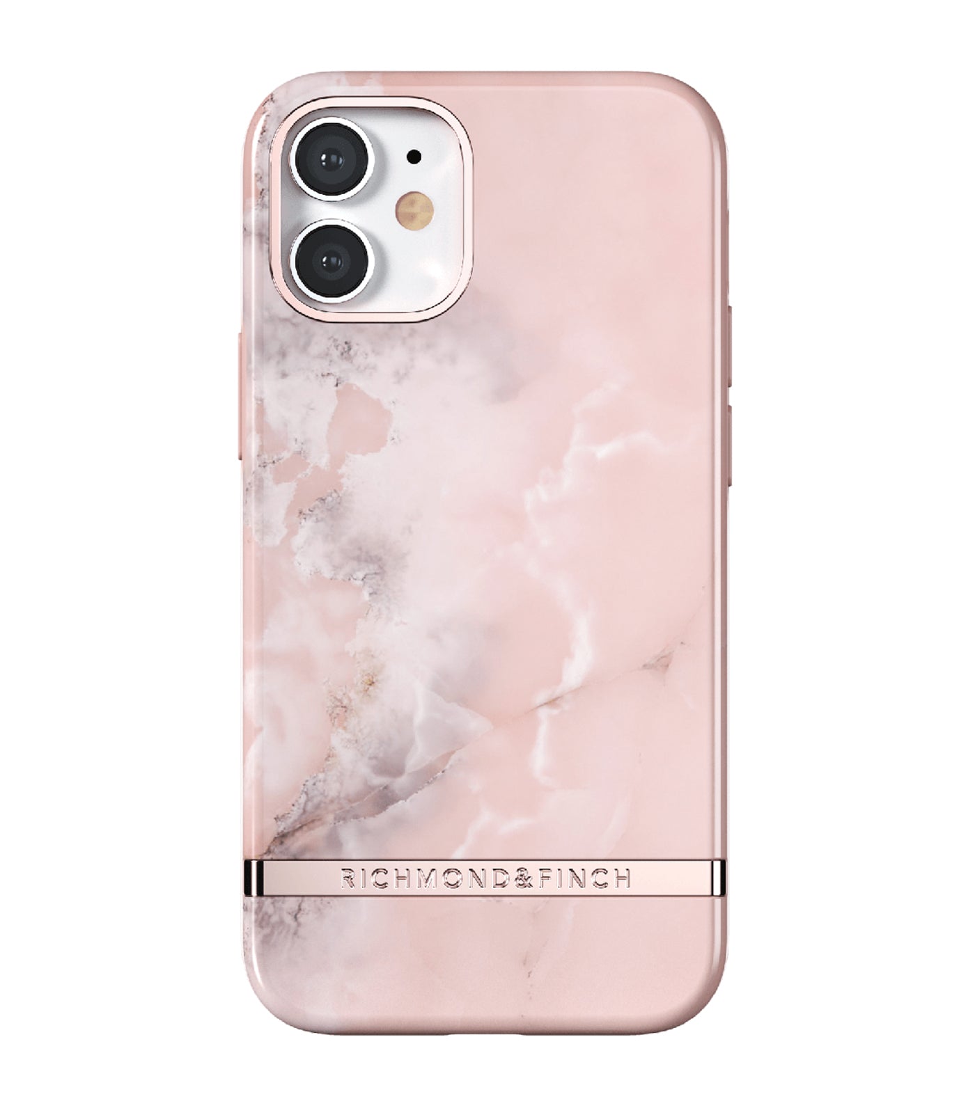 iPhone 12 Mini Case Pink Marble