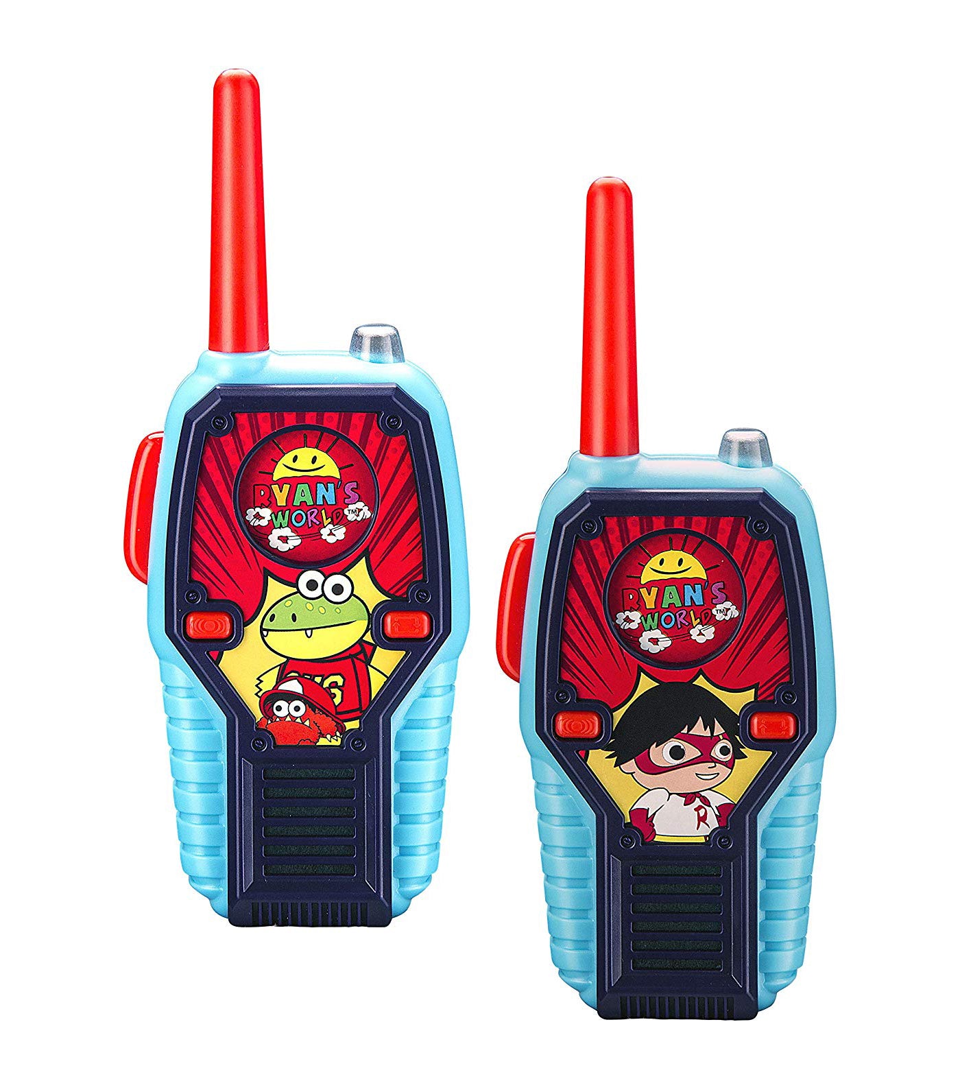 ryan's world deluxe walkie talkies with lights and sounds
