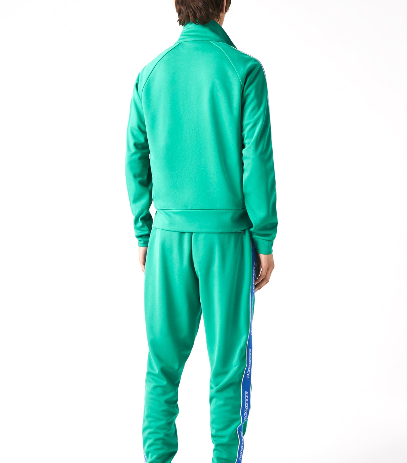 Men's Lacoste Héritage High Neck Zip Sweatshirt Greenfinch
