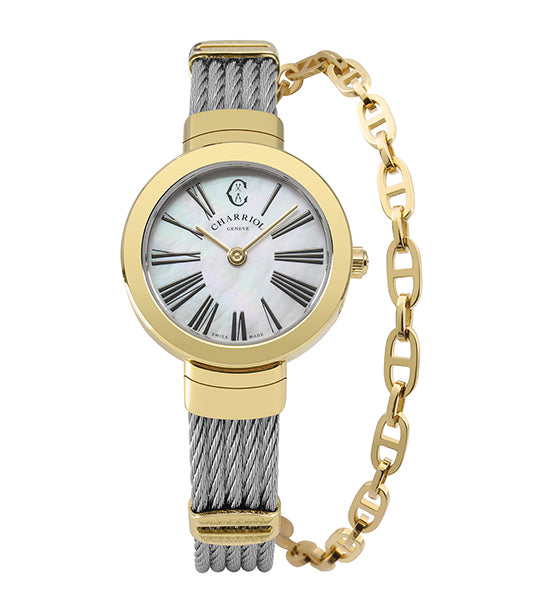 Charriol St Tropez Watch 25mm Yellow Gold Rustan s