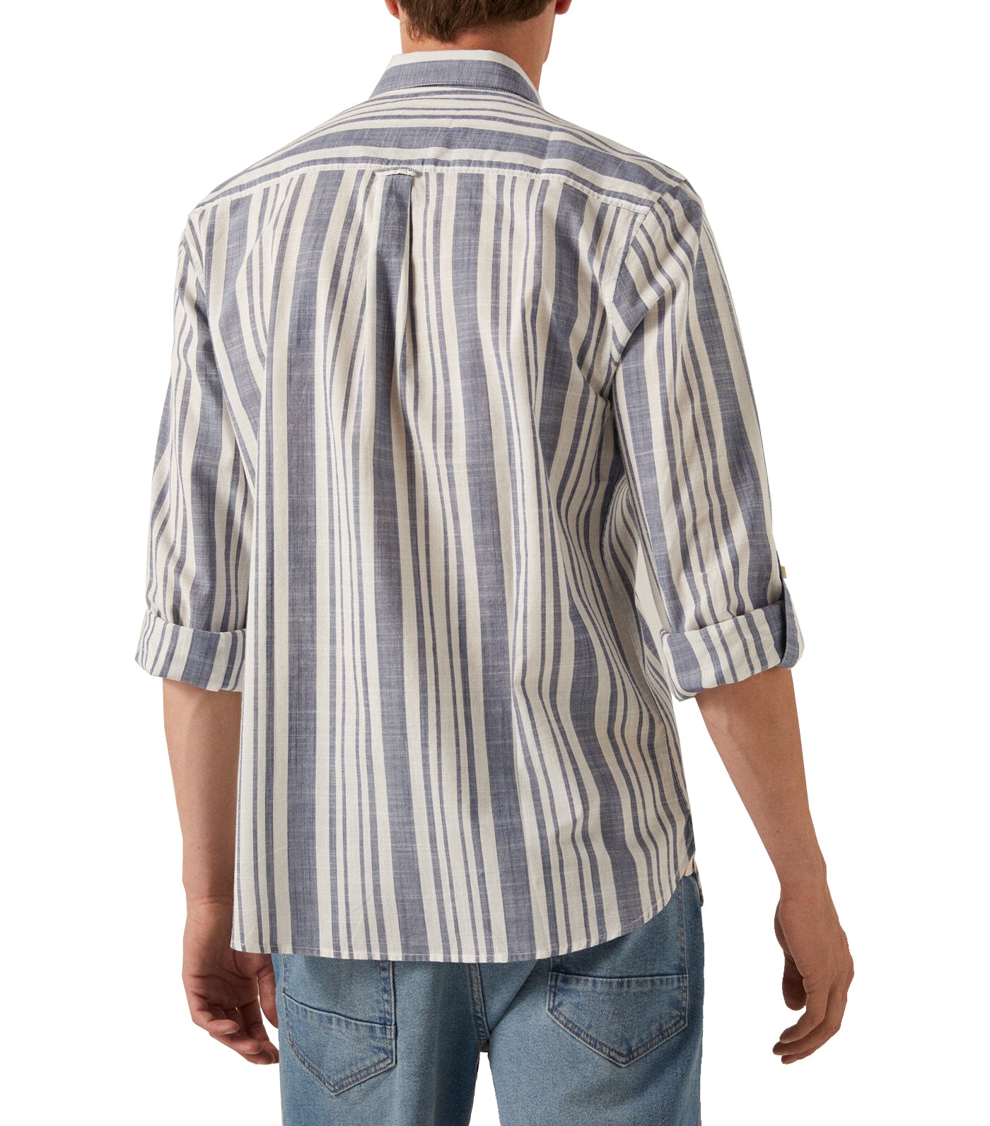 Striped Lightweight Shirt Blue