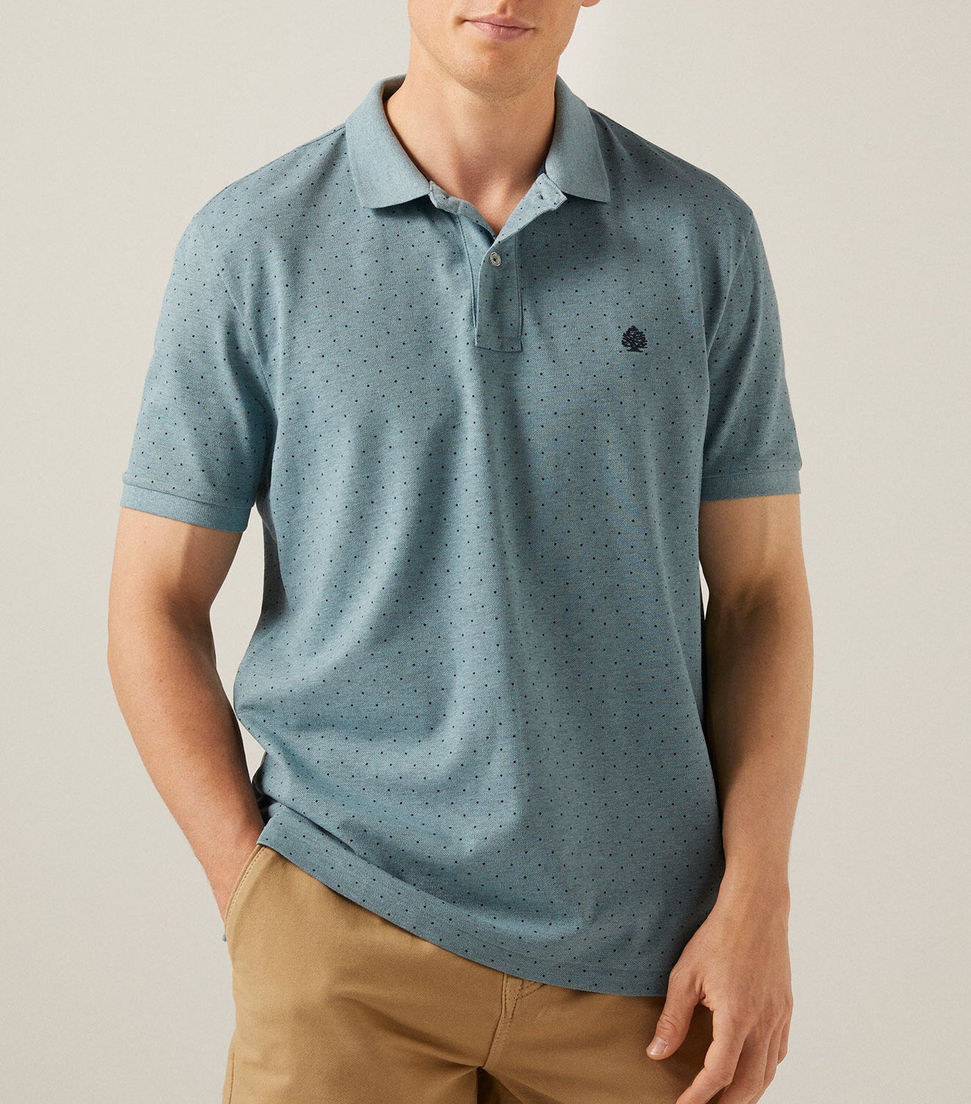Essentials Piqué Polo Shirt Medium Blue