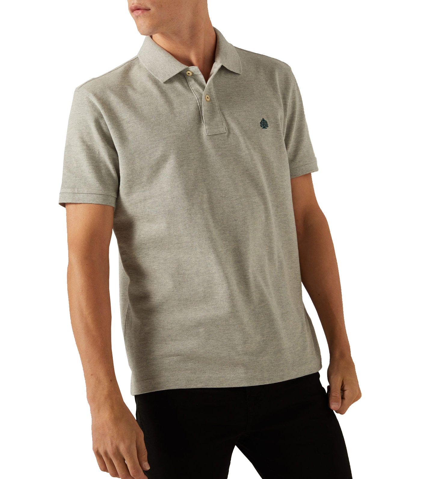 Essentials Piqué Polo Shirt Medium Gray