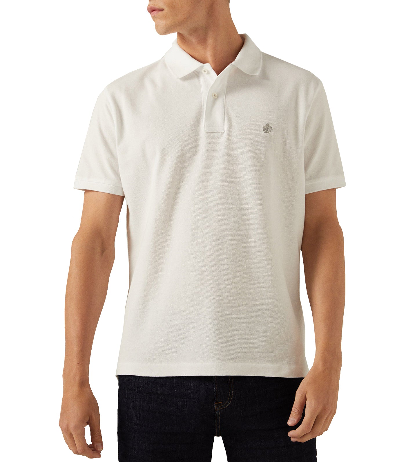 Essentials Piqué Polo Shirt White