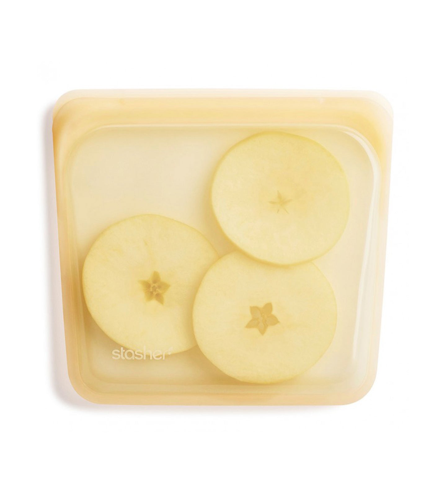 stasher reusable silicone sandwich bag - pineapple
